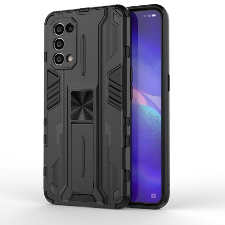 Supersonic PC + TPU Shock-proof Protective Case with Holder, For OPPO A55 5G, For OPPO A93 5G, For OPPO Realme C20, For OPPO Reno5 5G / 4G, For OPPO Reno5 Pro 5G, For Xiaomi Redmi K40 / K40 Pro, For Xiaomi Redmi Note 9, For Xiaomi Redmi Note 10 4G