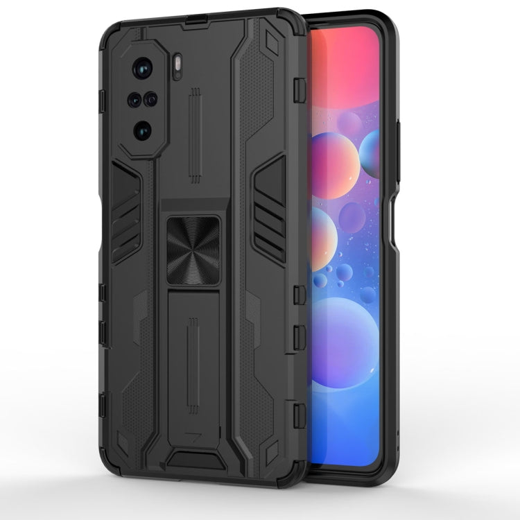 Supersonic PC + TPU Shock-proof Protective Case with Holder, For OPPO A55 5G, For OPPO A93 5G, For OPPO Realme C20, For OPPO Reno5 5G / 4G, For OPPO Reno5 Pro 5G, For Xiaomi Redmi K40 / K40 Pro, For Xiaomi Redmi Note 9, For Xiaomi Redmi Note 10 4G