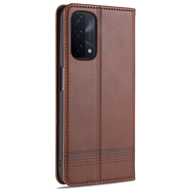 AZNS Magnetic Calf Texture Horizontal Flip Leather Case with Card Slots & Holder & Wallet, For OPPO A93 (5G), For OPPO A74 (5G), For Xiaomi Redmi K40, For Xiaomi Redmi K40 Pro, For Xiaomi Poco F3, For Samsung Galaxy A32 4G