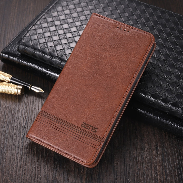 AZNS Magnetic Calf Texture Horizontal Flip Leather Case with Card Slots & Holder & Wallet, For OPPO A93 (5G), For OPPO A74 (5G), For Xiaomi Redmi K40, For Xiaomi Redmi K40 Pro, For Xiaomi Poco F3, For Samsung Galaxy A32 4G