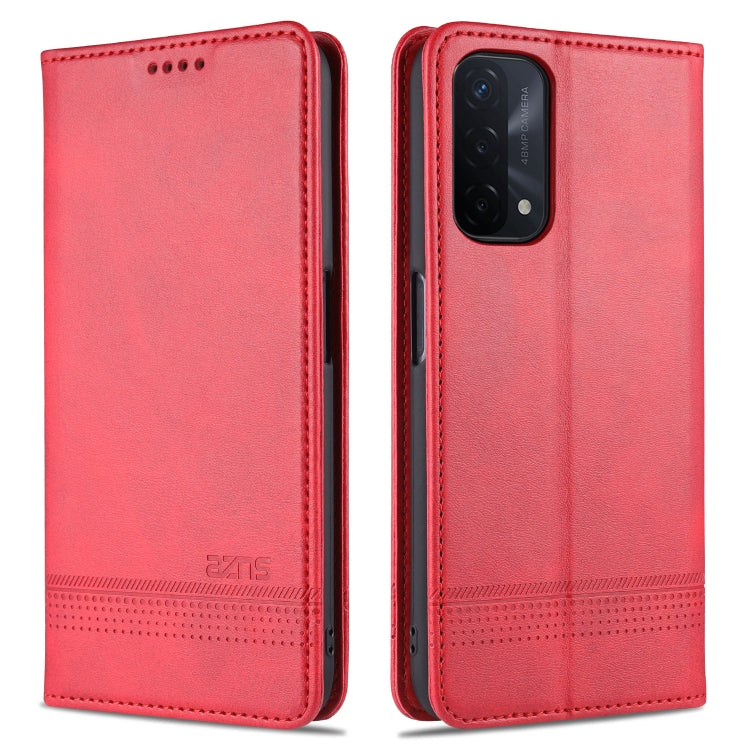 AZNS Magnetic Calf Texture Horizontal Flip Leather Case with Card Slots & Holder & Wallet, For OPPO A93 (5G), For OPPO A74 (5G), For Xiaomi Redmi K40, For Xiaomi Redmi K40 Pro, For Xiaomi Poco F3, For Samsung Galaxy A32 4G