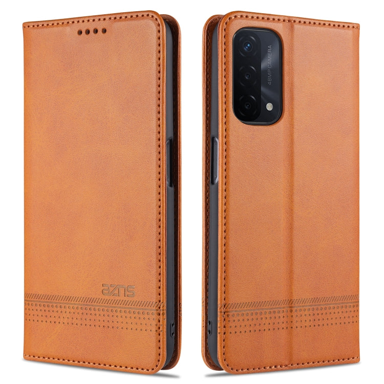 AZNS Magnetic Calf Texture Horizontal Flip Leather Case with Card Slots & Holder & Wallet, For OPPO A93 (5G), For OPPO A74 (5G), For Xiaomi Redmi K40, For Xiaomi Redmi K40 Pro, For Xiaomi Poco F3, For Samsung Galaxy A32 4G