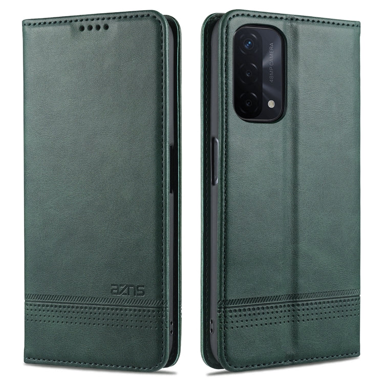 AZNS Magnetic Calf Texture Horizontal Flip Leather Case with Card Slots & Holder & Wallet, For OPPO A93 (5G), For OPPO A74 (5G), For Xiaomi Redmi K40, For Xiaomi Redmi K40 Pro, For Xiaomi Poco F3, For Samsung Galaxy A32 4G