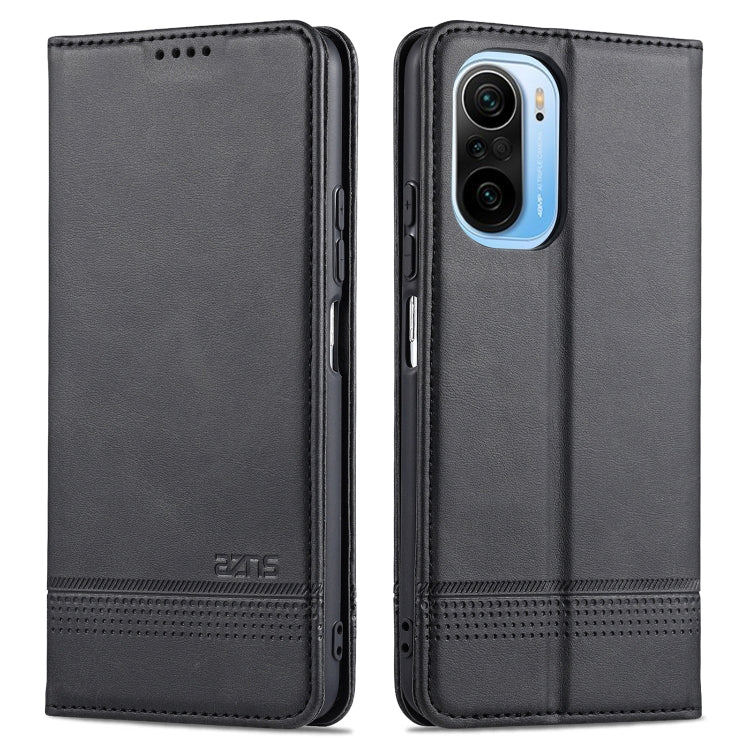 AZNS Magnetic Calf Texture Horizontal Flip Leather Case with Card Slots & Holder & Wallet, For OPPO A93 (5G), For OPPO A74 (5G), For Xiaomi Redmi K40, For Xiaomi Redmi K40 Pro, For Xiaomi Poco F3, For Samsung Galaxy A32 4G