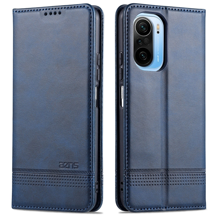 AZNS Magnetic Calf Texture Horizontal Flip Leather Case with Card Slots & Holder & Wallet, For OPPO A93 (5G), For OPPO A74 (5G), For Xiaomi Redmi K40, For Xiaomi Redmi K40 Pro, For Xiaomi Poco F3, For Samsung Galaxy A32 4G