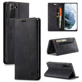 AutSpace A01 Retro Skin-feel Crazy Horse Texture Horizontal Flip Leather Case with Holder & Card Slots & Wallet & RFID, For Samsung Galaxy S21 5G, For Samsung Galaxy A52 5G / 4G