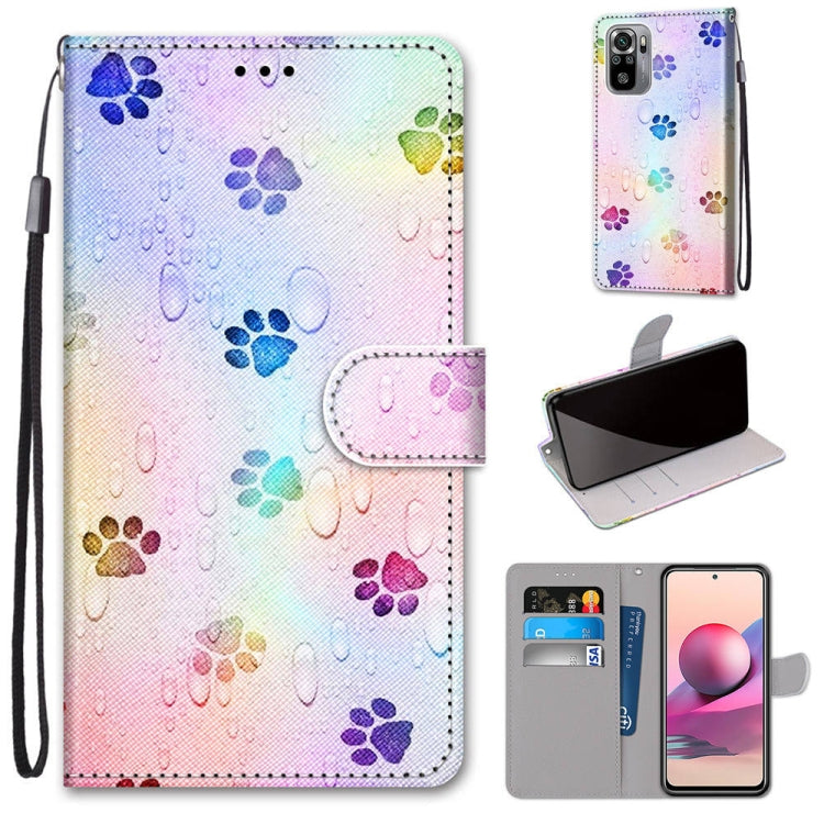 Coloured Drawing Cross Texture Horizontal Flip PU Leather Case with Holder & Card Slots & Wallet & Lanyard