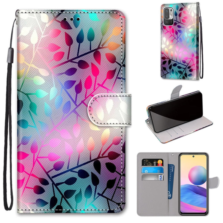 Coloured Drawing Cross Texture Horizontal Flip PU Leather Case with Holder & Card Slots & Wallet & Lanyard