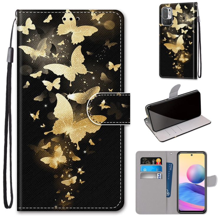 Coloured Drawing Cross Texture Horizontal Flip PU Leather Case with Holder & Card Slots & Wallet & Lanyard