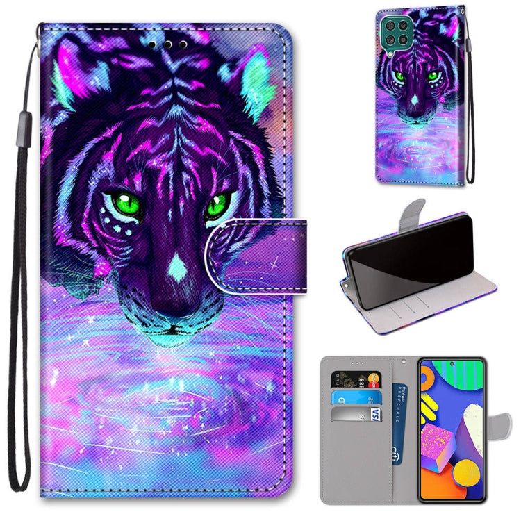 Coloured Drawing Cross Texture Horizontal Flip PU Leather Case with Holder & Card Slots & Wallet & Lanyard