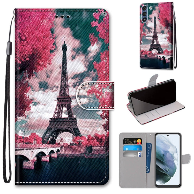 Coloured Drawing Cross Texture Horizontal Flip PU Leather Case with Holder & Card Slots & Wallet & Lanyard
