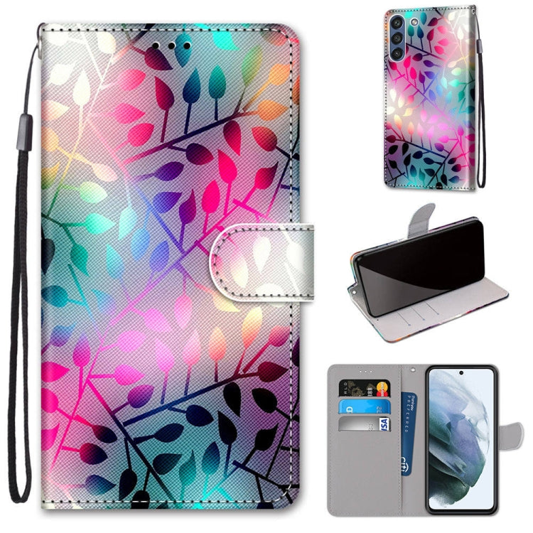 Coloured Drawing Cross Texture Horizontal Flip PU Leather Case with Holder & Card Slots & Wallet & Lanyard