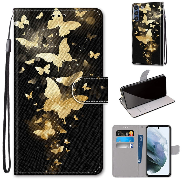 Coloured Drawing Cross Texture Horizontal Flip PU Leather Case with Holder & Card Slots & Wallet & Lanyard