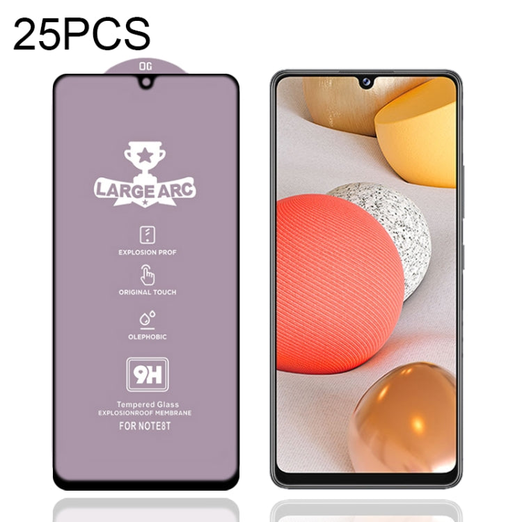25 PCS 9H HD Large Arc High Alumina Full Screen Tempered Glass Film, For Samsung Galaxy M11 (25 PCS), For Samsung Galaxy M21 / M21 2021 (25 PCS), For Samsung Galaxy M31 (25 PCS), For Samsung Galaxy M31s (25 PCS), For Samsung Galaxy M51 (25 PCS)��������...