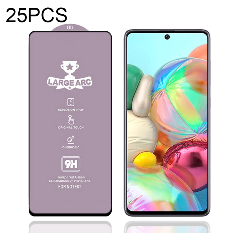 25 PCS 9H HD Large Arc High Alumina Full Screen Tempered Glass Film, For Samsung Galaxy M11 (25 PCS), For Samsung Galaxy M21 / M21 2021 (25 PCS), For Samsung Galaxy M31 (25 PCS), For Samsung Galaxy M31s (25 PCS), For Samsung Galaxy M51 (25 PCS)��������...