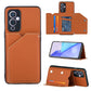 Skin Feel PU + TPU + PC Back Cover Shockproof Case with Card Slots & Holder & Photo Frame, For Xiaomi Poco M3 / Redmi Note 9, For OnePlus 9, For OnePlus 9 Pro