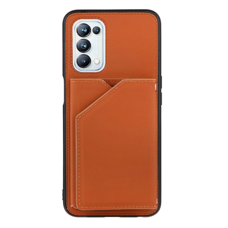 Skin Feel PU + TPU + PC Back Cover Shockproof Case with Card Slots & Holder & Photo Frame, For OPPO A93 5G, For OPPO A94, For Samsung Galaxy A02s (US Version), For Samsung Galaxy A02s (EU Version), For Samsung Galaxy A32 4G (EU Version)����������������...