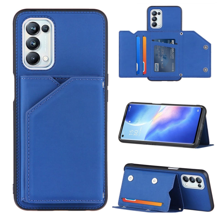 Skin Feel PU + TPU + PC Back Cover Shockproof Case with Card Slots & Holder & Photo Frame, For OPPO A93 5G, For OPPO A94, For Samsung Galaxy A02s (US Version), For Samsung Galaxy A02s (EU Version), For Samsung Galaxy A32 4G (EU Version)����������������...