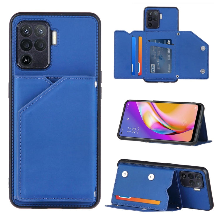Skin Feel PU + TPU + PC Back Cover Shockproof Case with Card Slots & Holder & Photo Frame, For OPPO A93 5G, For OPPO A94, For Samsung Galaxy A02s (US Version), For Samsung Galaxy A02s (EU Version), For Samsung Galaxy A32 4G (EU Version)����������������...