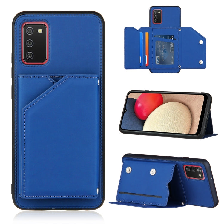 Skin Feel PU + TPU + PC Back Cover Shockproof Case with Card Slots & Holder & Photo Frame, For OPPO A93 5G, For OPPO A94, For Samsung Galaxy A02s (US Version), For Samsung Galaxy A02s (EU Version), For Samsung Galaxy A32 4G (EU Version)����������������...