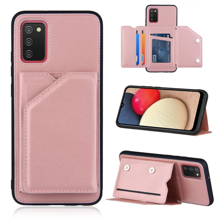 Skin Feel PU + TPU + PC Back Cover Shockproof Case with Card Slots & Holder & Photo Frame, For OPPO A93 5G, For OPPO A94, For Samsung Galaxy A02s (US Version), For Samsung Galaxy A02s (EU Version), For Samsung Galaxy A32 4G (EU Version)����������������...