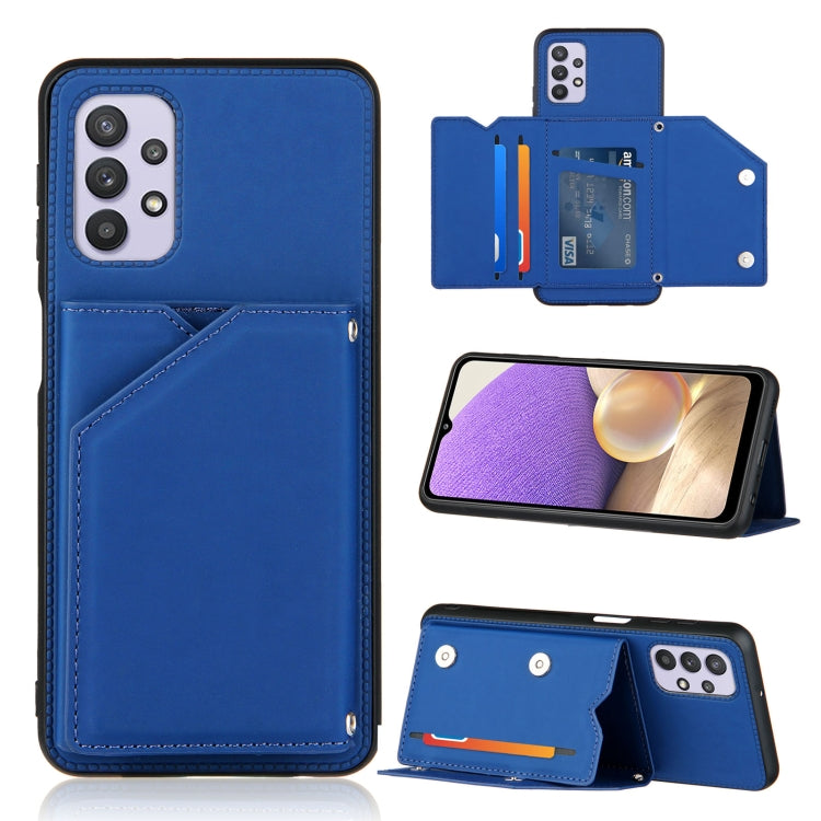 Skin Feel PU + TPU + PC Back Cover Shockproof Case with Card Slots & Holder & Photo Frame, For OPPO A93 5G, For OPPO A94, For Samsung Galaxy A02s (US Version), For Samsung Galaxy A02s (EU Version), For Samsung Galaxy A32 4G (EU Version)����������������...