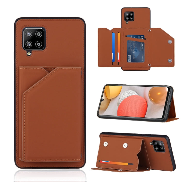 Skin Feel PU + TPU + PC Back Cover Shockproof Case with Card Slots & Holder & Photo Frame, For OPPO A93 5G, For OPPO A94, For Samsung Galaxy A02s (US Version), For Samsung Galaxy A02s (EU Version), For Samsung Galaxy A32 4G (EU Version)����������������...