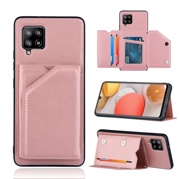 Skin Feel PU + TPU + PC Back Cover Shockproof Case with Card Slots & Holder & Photo Frame, For OPPO A93 5G, For OPPO A94, For Samsung Galaxy A02s (US Version), For Samsung Galaxy A02s (EU Version), For Samsung Galaxy A32 4G (EU Version)����������������...