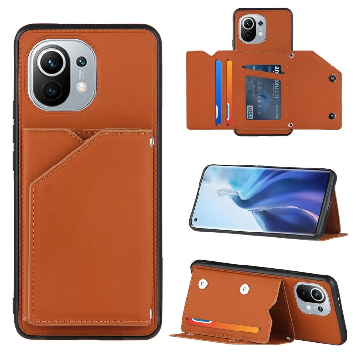 Skin Feel PU + TPU + PC Back Cover Shockproof Case with Card Slots & Holder & Photo Frame, For OPPO A93 5G, For OPPO A94, For Samsung Galaxy A02s (US Version), For Samsung Galaxy A02s (EU Version), For Samsung Galaxy A32 4G (EU Version)����������������...