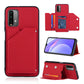 Skin Feel PU + TPU + PC Back Cover Shockproof Case with Card Slots & Holder & Photo Frame, For Xiaomi Poco M3 / Redmi Note 9, For OnePlus 9, For OnePlus 9 Pro
