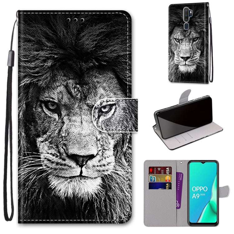 Coloured Drawing Cross Texture Horizontal Flip PU Leather Case with Holder & Card Slots & Wallet & Lanyard