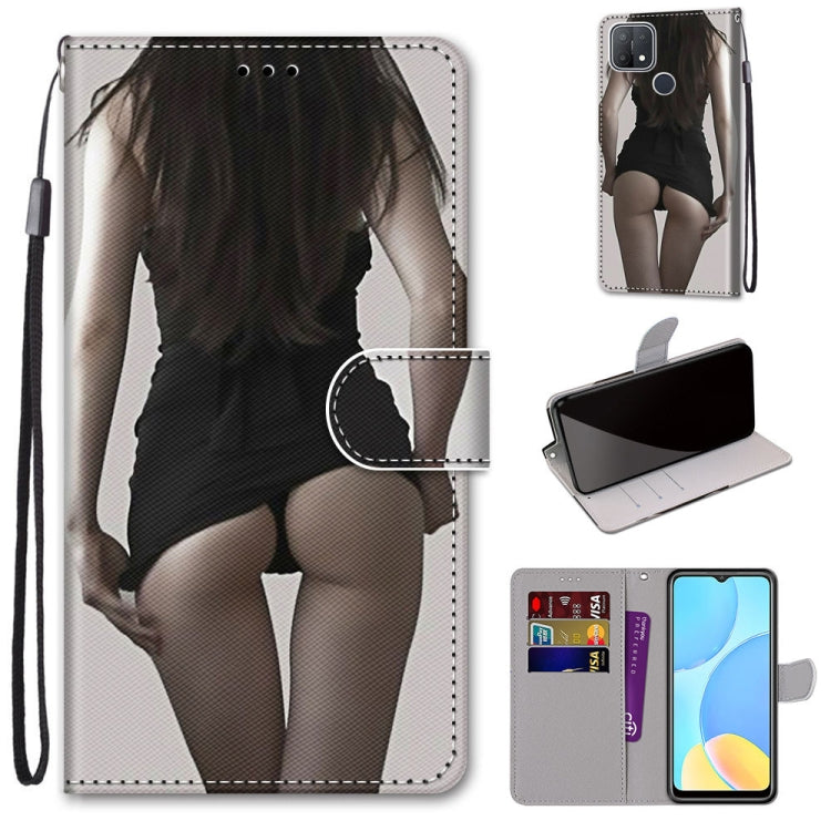 Coloured Drawing Cross Texture Horizontal Flip PU Leather Case with Holder & Card Slots & Wallet & Lanyard