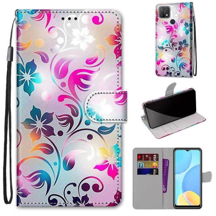 Coloured Drawing Cross Texture Horizontal Flip PU Leather Case with Holder & Card Slots & Wallet & Lanyard