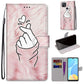 Coloured Drawing Cross Texture Horizontal Flip PU Leather Case with Holder & Card Slots & Wallet & Lanyard