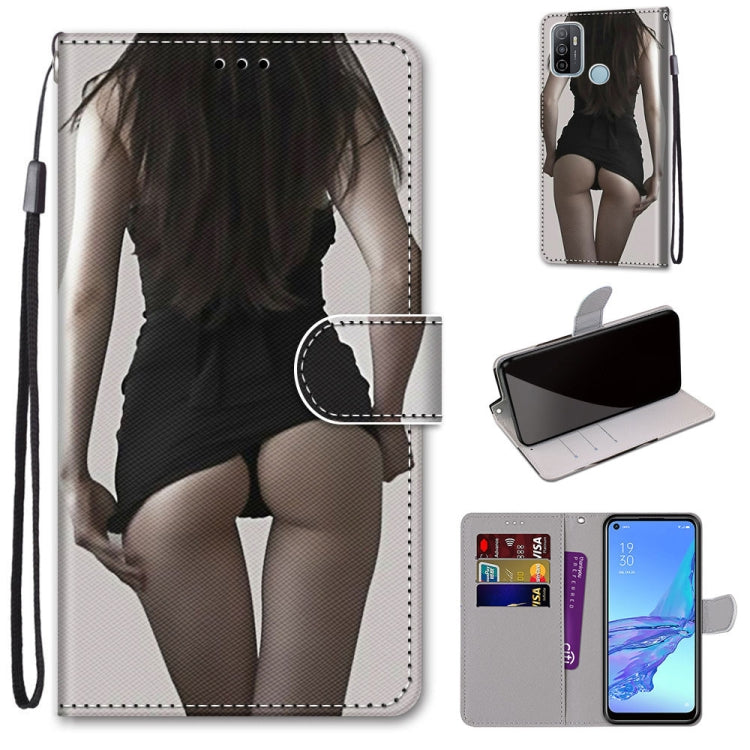 Coloured Drawing Cross Texture Horizontal Flip PU Leather Case with Holder & Card Slots & Wallet & Lanyard