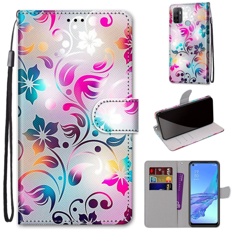 Coloured Drawing Cross Texture Horizontal Flip PU Leather Case with Holder & Card Slots & Wallet & Lanyard