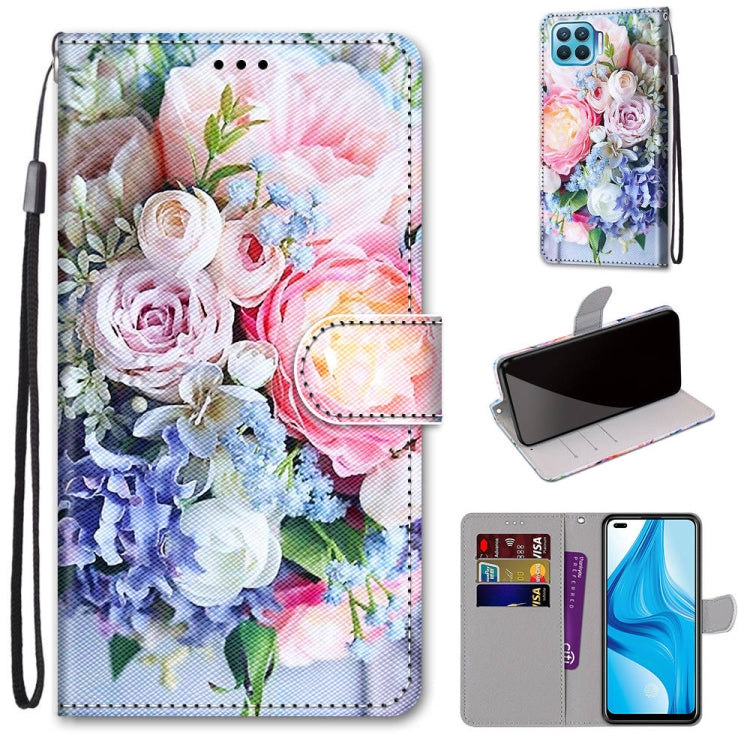 Coloured Drawing Cross Texture Horizontal Flip PU Leather Case with Holder & Card Slots & Wallet & Lanyard