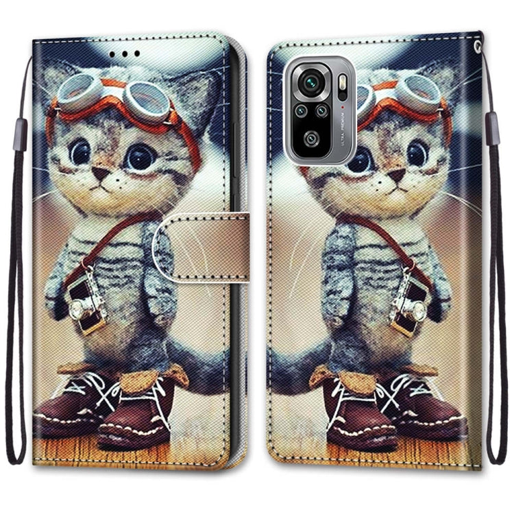 Coloured Drawing Cross Texture Horizontal Flip PU Leather Case with Holder & Card Slots & Wallet & Lanyard