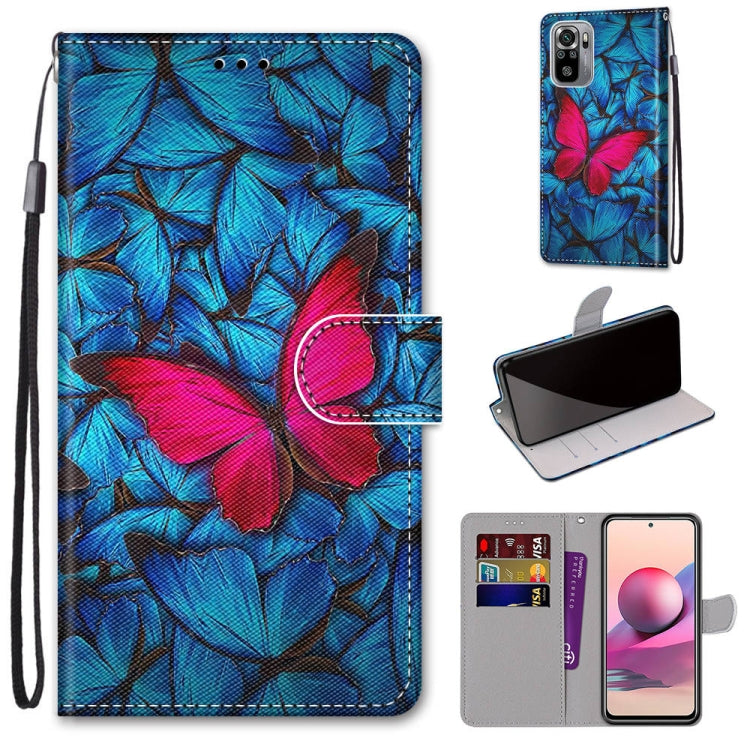 Coloured Drawing Cross Texture Horizontal Flip PU Leather Case with Holder & Card Slots & Wallet & Lanyard