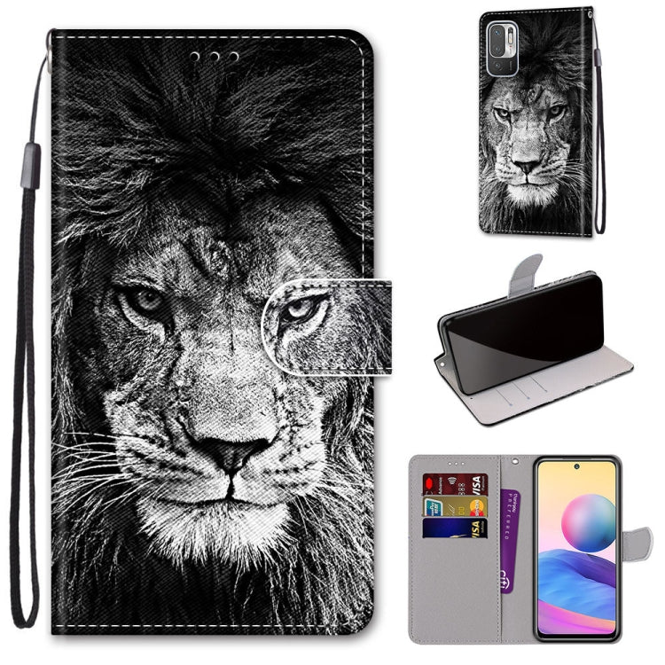 Coloured Drawing Cross Texture Horizontal Flip PU Leather Case with Holder & Card Slots & Wallet & Lanyard