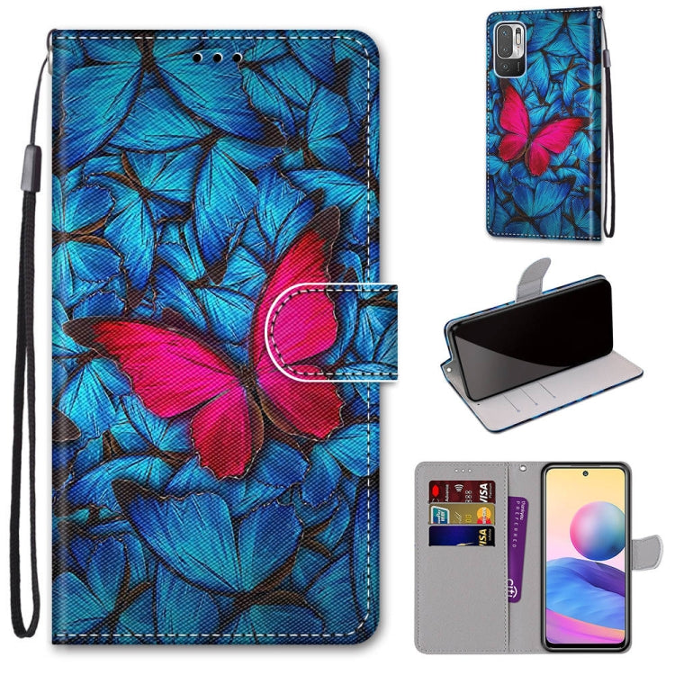 Coloured Drawing Cross Texture Horizontal Flip PU Leather Case with Holder & Card Slots & Wallet & Lanyard