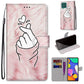 Coloured Drawing Cross Texture Horizontal Flip PU Leather Case with Holder & Card Slots & Wallet & Lanyard