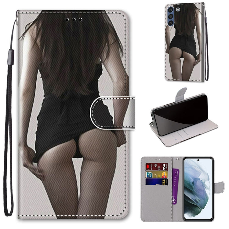 Coloured Drawing Cross Texture Horizontal Flip PU Leather Case with Holder & Card Slots & Wallet & Lanyard