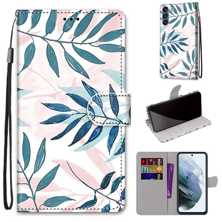 Coloured Drawing Cross Texture Horizontal Flip PU Leather Case with Holder & Card Slots & Wallet & Lanyard