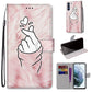 Coloured Drawing Cross Texture Horizontal Flip PU Leather Case with Holder & Card Slots & Wallet & Lanyard