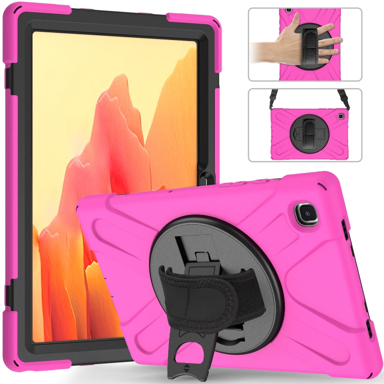 Shockproof Colorful Silicone + PC Protective Case with Holder & Shoulder Strap & Hand Strap