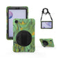 Shockproof Colorful Silicone + PC Protective Case with Holder & Shoulder Strap & Hand Strap