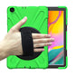 Shockproof Colorful Silicone + PC Protective Case with Holder & Shoulder Strap & Hand Strap