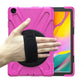 Shockproof Colorful Silicone + PC Protective Case with Holder & Shoulder Strap & Hand Strap