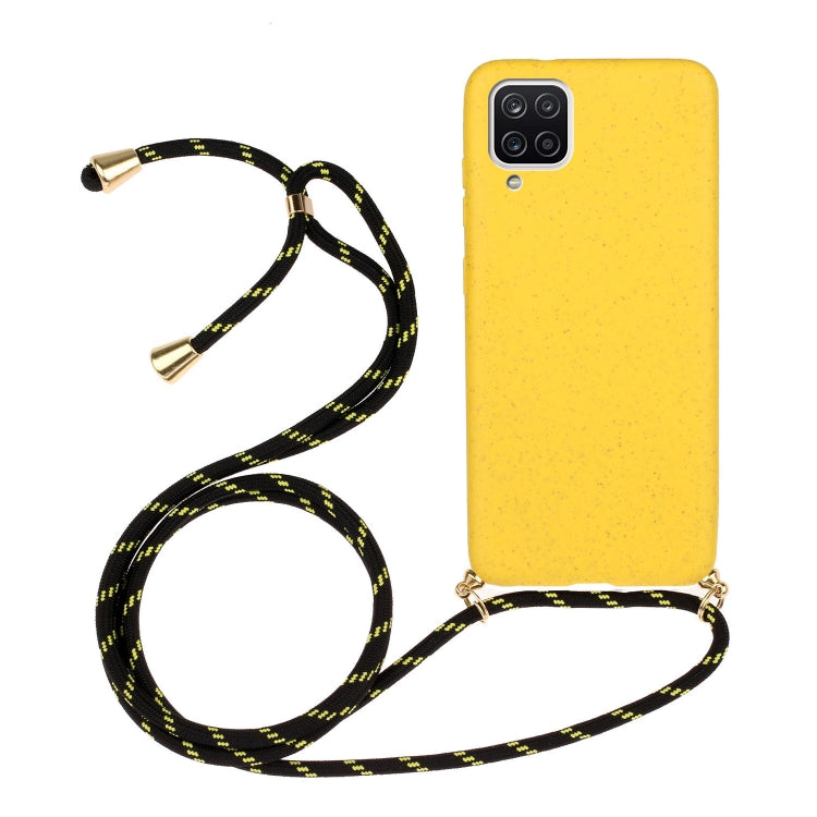 Wheat Straw Material + TPU Protective Case with Lanyard, For Samsung Galaxy A02s, For Samsung Galaxy A12, For Samsung Galaxy A31, For Samsung Galaxy A32 5G, For Huawei P smart 2021, For Samsung Galaxy A52 5G / 4G, For Samsung Galaxy A72 5G / 4G
